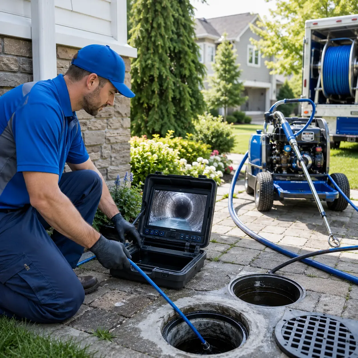 Outdoor drain cleaning professionals serving Belmont, NY